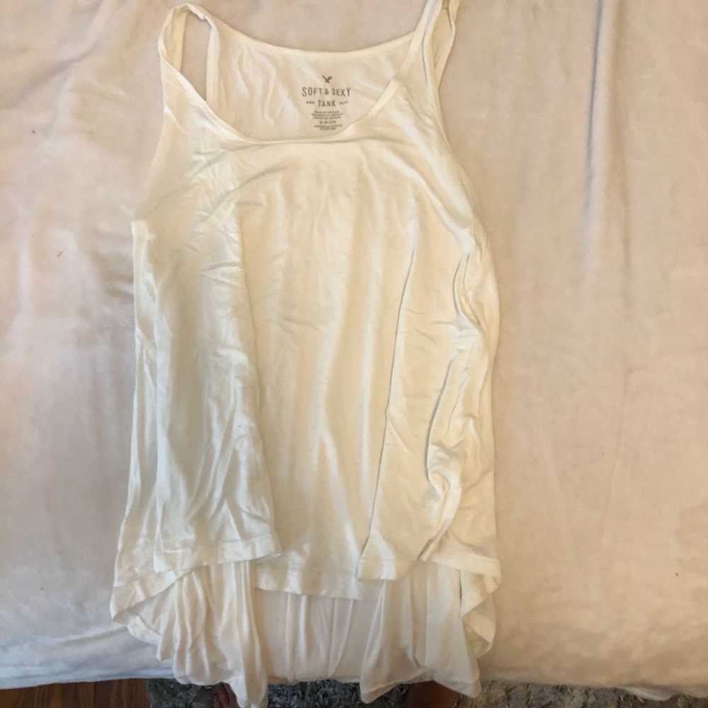 White American eagle soft and sexy tank